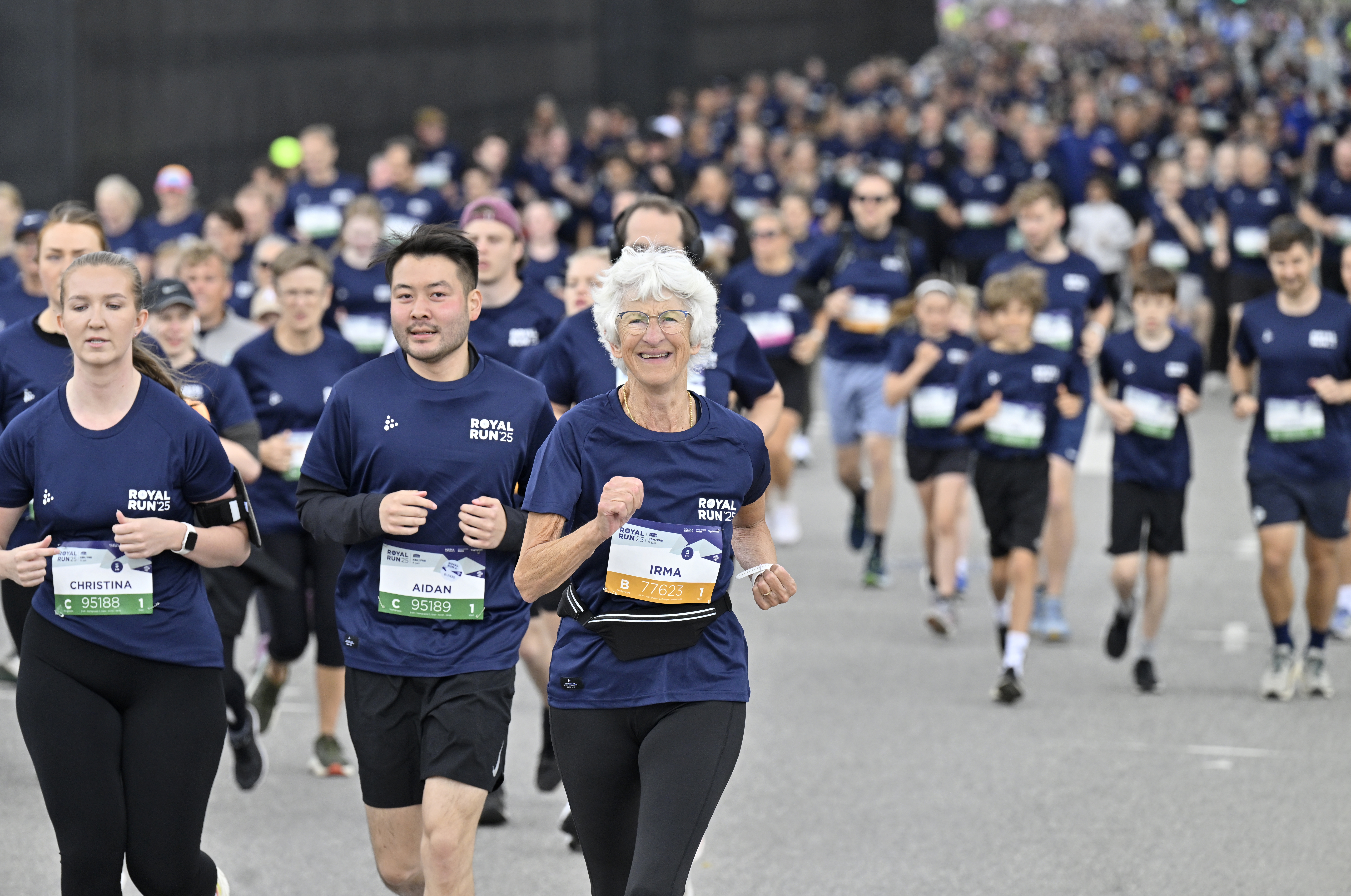 Et pressefoto fra Royal Run