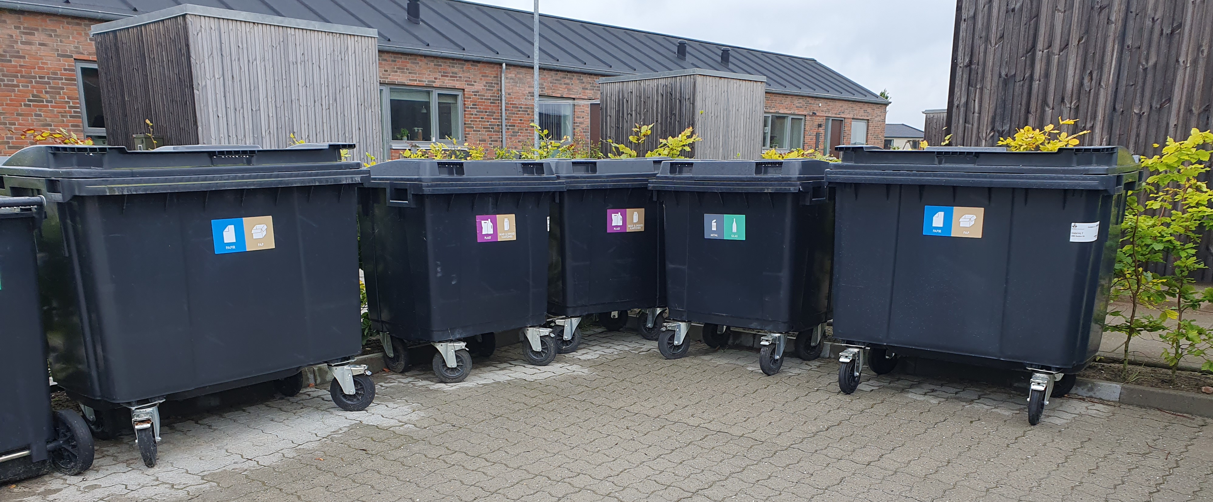 Fælles beholderløsning i tæt lav bebyggelse